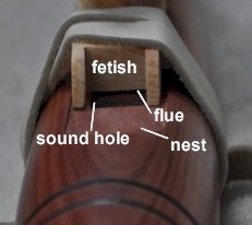 Native American flute's nest