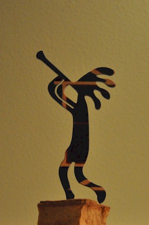 Kokopelli silhouette